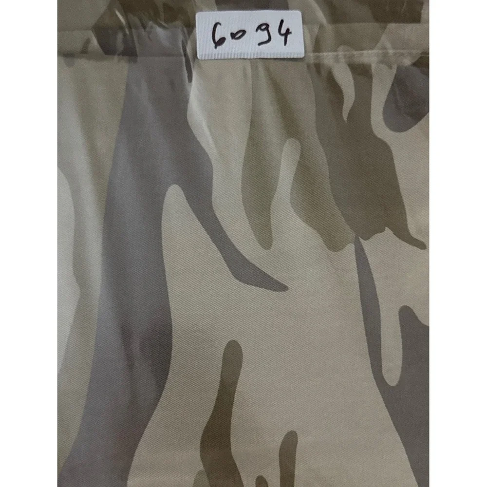 True Religion Ricky Pants Mens 42 Tan Camo Flap Straight Leg Military Preppy Hip